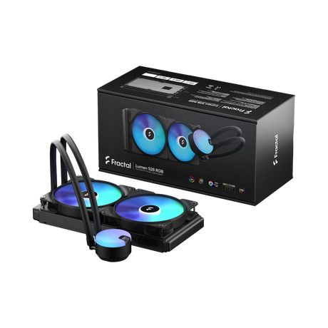 Fractal Design Lumen S28 RGB Aspect 14 RGB x2 AIO CPU Liquid/Water Cooler — Being Shipped