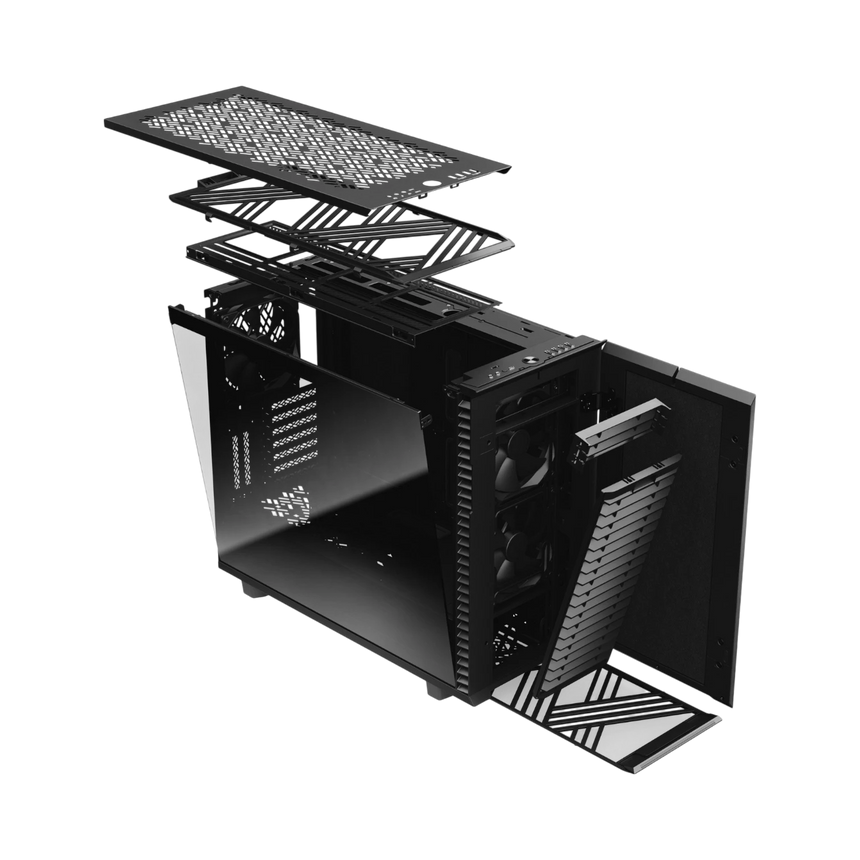 Fractal Design Define 7 Mid-Tower Case (Dark Window, Black) — Being Shipped