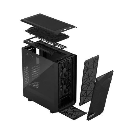 Fractal Design Meshify 2 Compact Mid-Tower Case (Black, Light Tinted Window) — Being Shipped