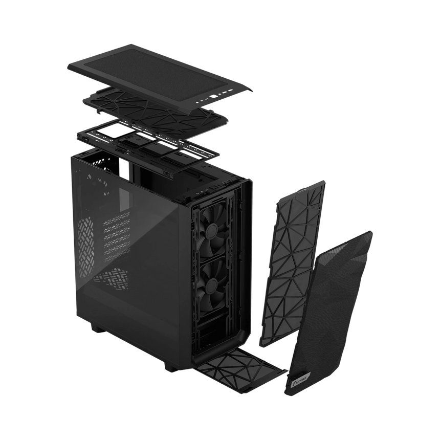 Fractal Design Meshify 2 Compact Mid-Tower Case (Black, Light Tinted Window) — Being Shipped