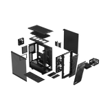 Fractal Design Meshify 2 Compact Mid-Tower Case (Black, Light Tinted Window) — Being Shipped