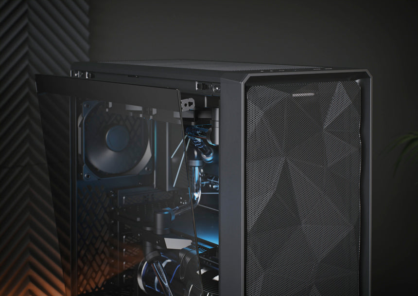 Fractal Design Meshify 2 Compact Mid-Tower Case (Black, Light Tinted Window) — Being Shipped