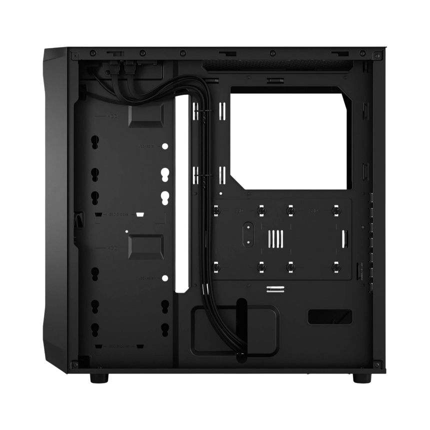 Fractal Design Focus 2 Mid-Tower Case (Black, Tempered Glass Window) — Being Shipped