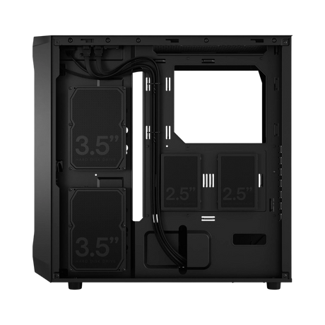 Fractal Design Focus 2 Mid-Tower Case (Black, Tempered Glass Window) — Being Shipped