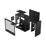 Fractal Design Focus 2 Mid-Tower Case (Black, Tempered Glass Window) — Being Shipped
