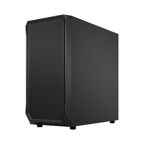 Fractal Design Focus 2 Mid-Tower Case (Black, Tempered Glass Window) — Being Shipped