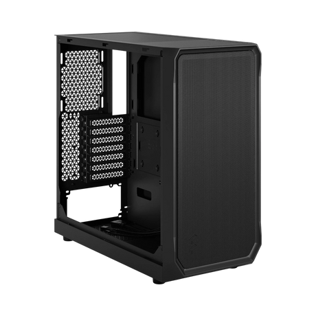 Fractal Design Focus 2 Mid-Tower Case (Black, Tempered Glass Window) — Being Shipped