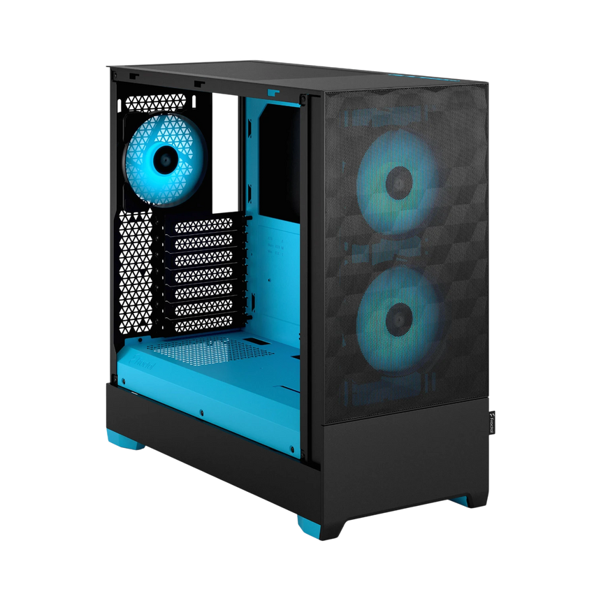 Fractal Design Pop Air RGB Mid-Tower Case (Cyan Core) — Being Shipped