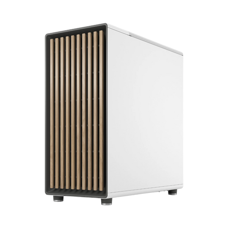 Fractal Design North Mid-Tower Case with Mesh Side Panel (Chalk White) — Being Shipped