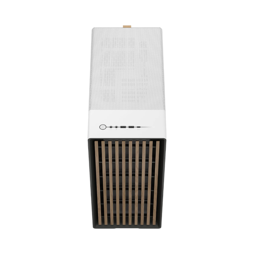 Fractal Design North Mid-Tower Case with Mesh Side Panel (Chalk White) — Being Shipped