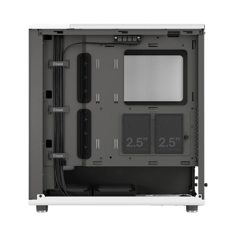 Fractal Design North Mid-Tower Case with Mesh Side Panel (Chalk White) — Being Shipped