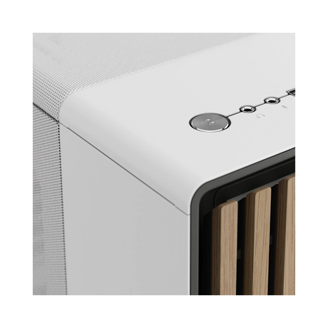 Fractal Design North Mid-Tower Case with Mesh Side Panel (Chalk White) — Being Shipped