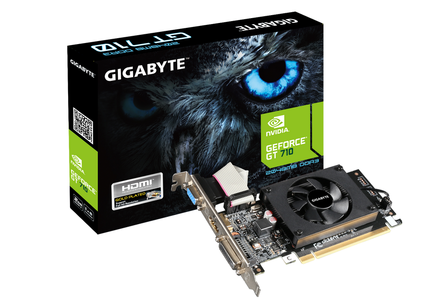 Gigabyte GeForce GT 710 V2 Low-Profile Graphics Card — Being Shipped