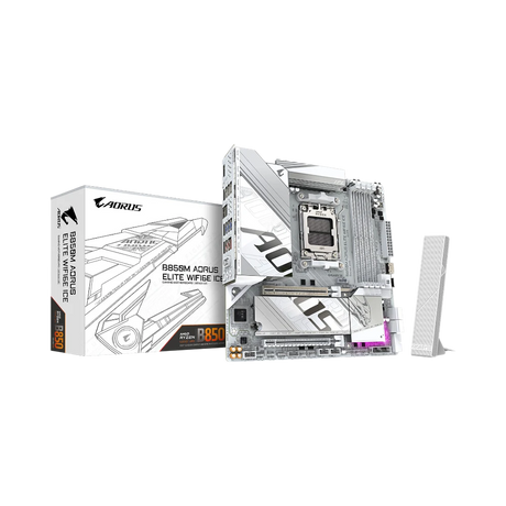 Gigabyte B850M AORUS ELITE WIFI6E ICE AM5 Micro-ATX Motherboard — Being Shipped