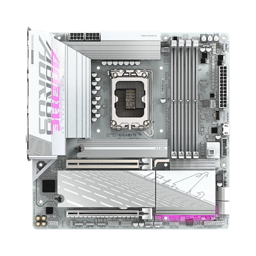 Gigabyte B860M AORUS ELITE WIFI6E ICE LGA 1851 Micro-ATX Motherboard — Being Shipped