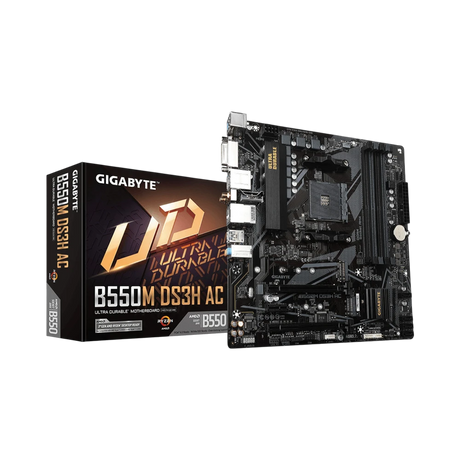 Gigabyte B550M DS3H AC AM4 Micro-ATX Motherboard — Being Shipped