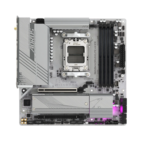 Gigabyte B650M AORUS ELITE AX ICE AM5 Micro-ATX Motherboard — Being Shipped