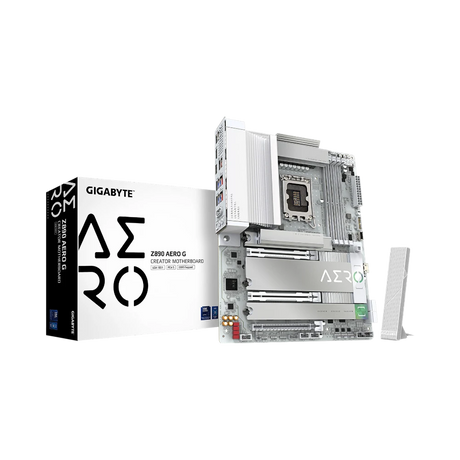 Gigabyte Z890 AERO G LGA 1851 ATX Motherboard (Snow White) — Being Shipped