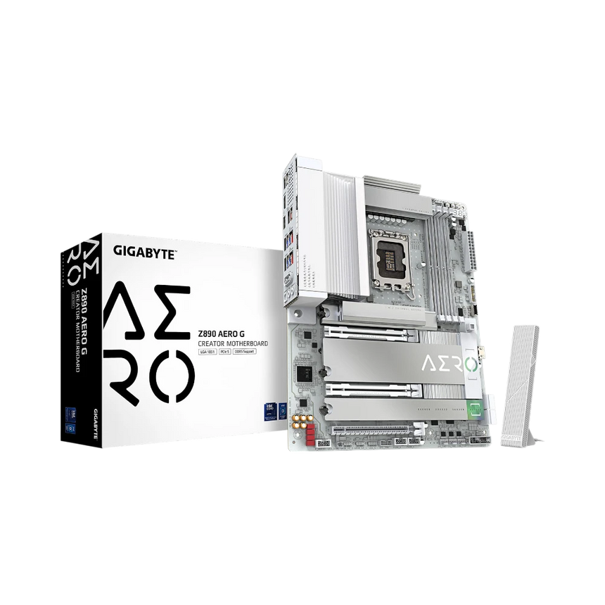 Gigabyte Z890 AERO G LGA 1851 ATX Motherboard (Snow White) — Being Shipped