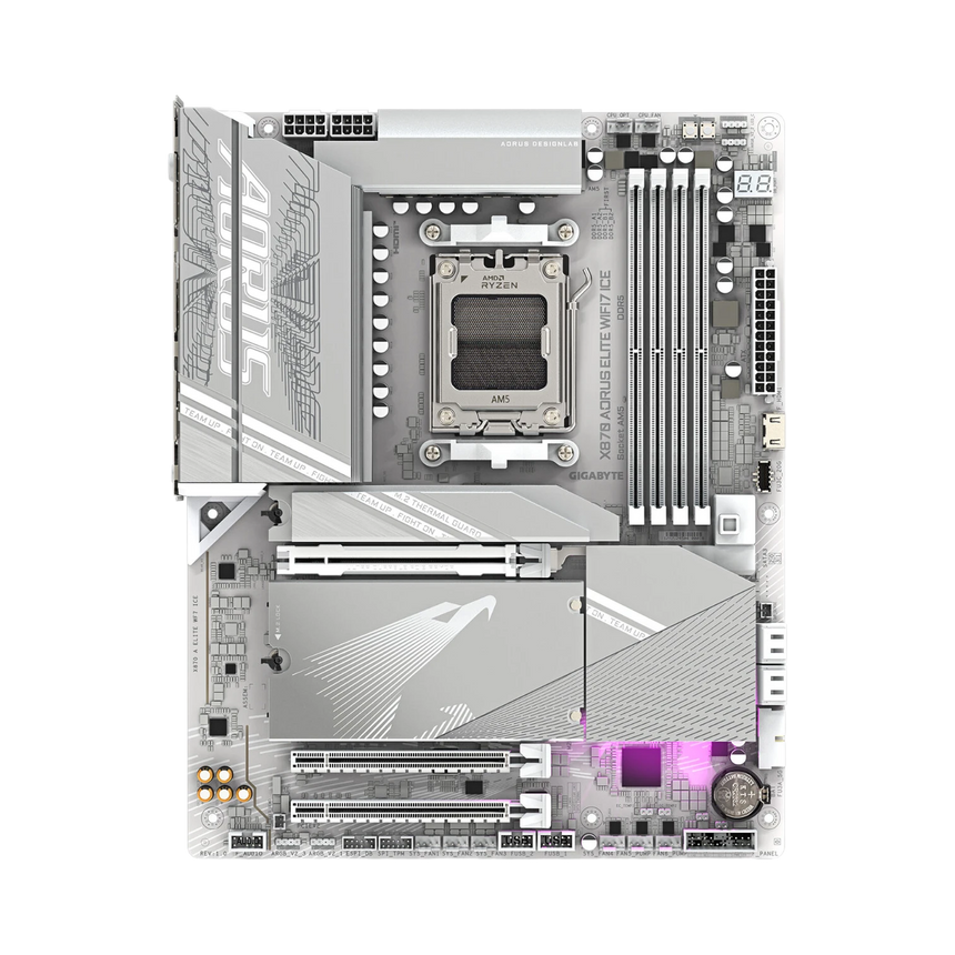 Gigabyte X870 AORUS ELITE WIFI7 ICE AM5 ATX Motherboard — Being Shipped