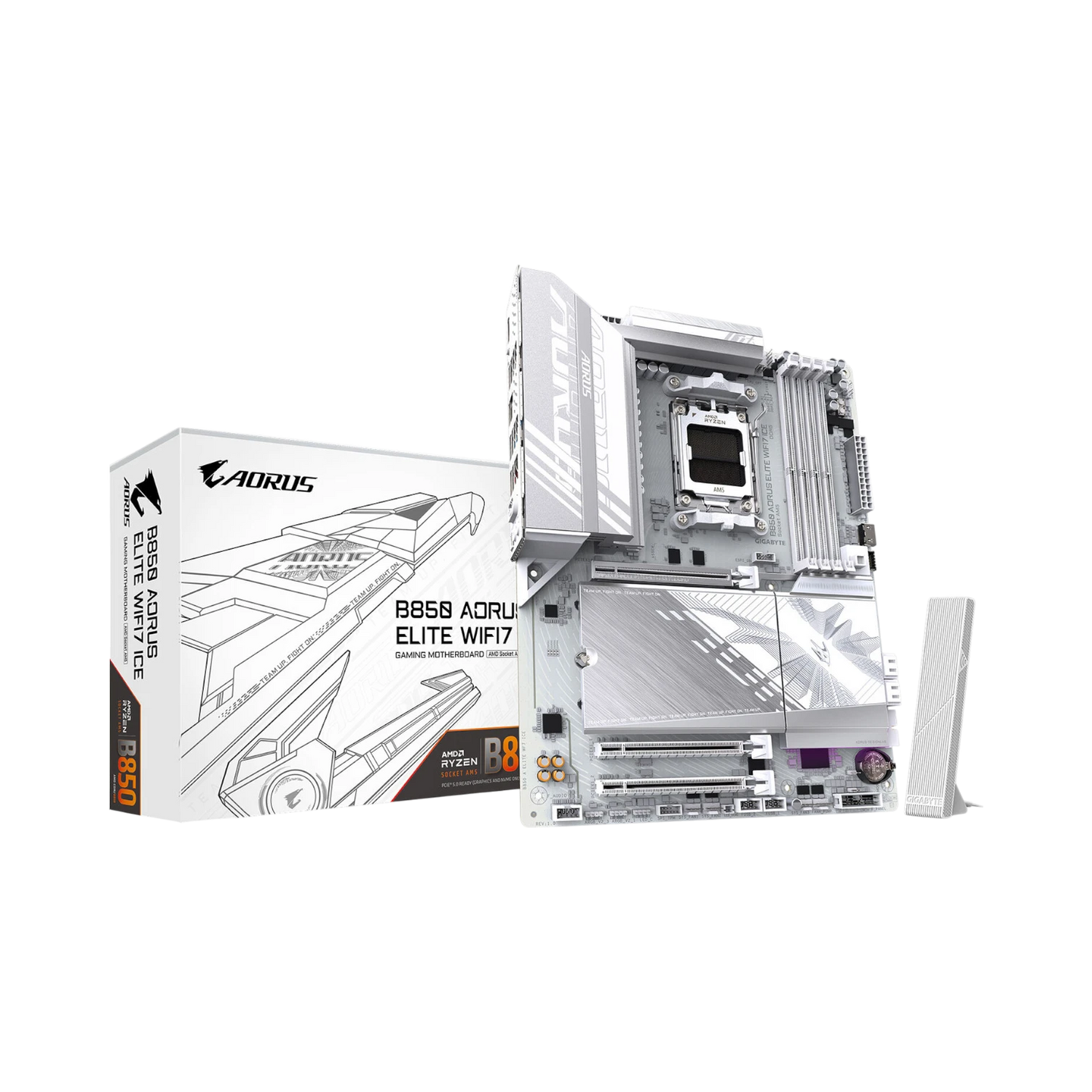 Gigabyte B850 AORUS ELITE WIFI7 ICE AM5 ATX Motherboard — Being Shipped