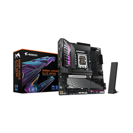 Gigabyte B860M AORUS ELITE WIFI6E LGA 1851 Micro-ATX Motherboard — Being Shipped