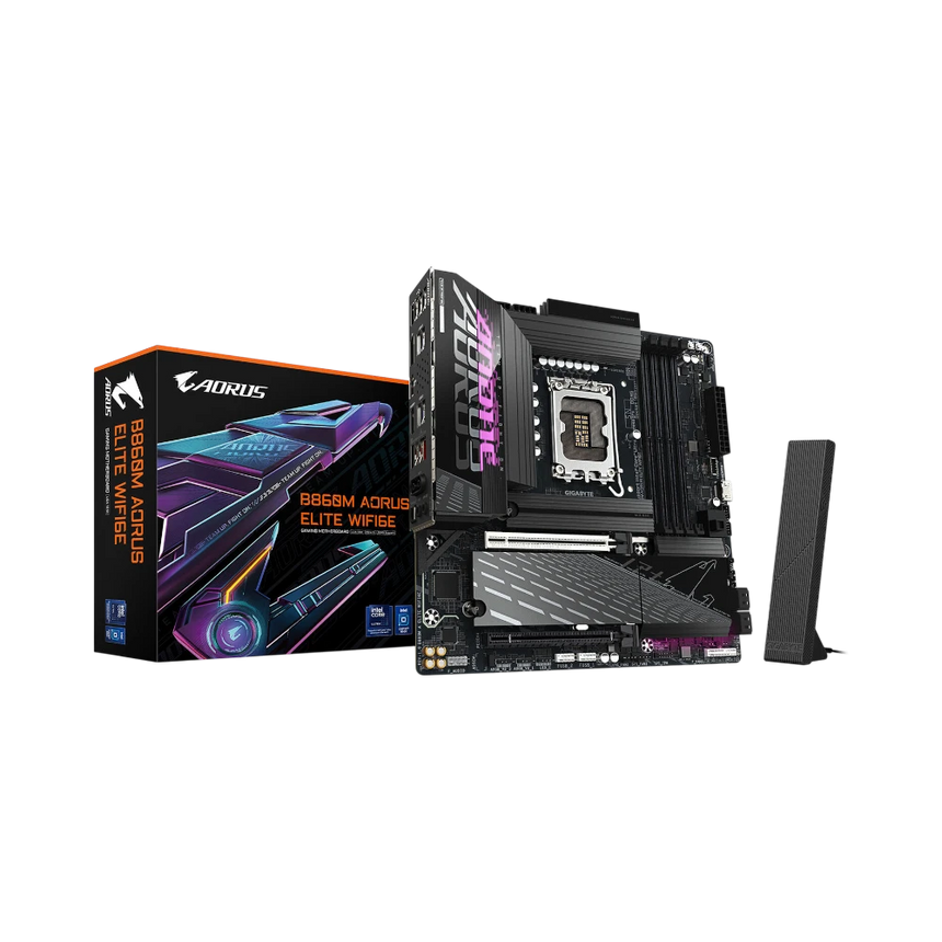 Gigabyte B860M AORUS ELITE WIFI6E LGA 1851 Micro-ATX Motherboard — Being Shipped