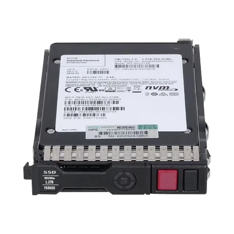 HPE 764906-B21 1.2TB 2.5" NVMe PCIe SCN VE Read Intensive G9 G10 SSD — Being Shipped