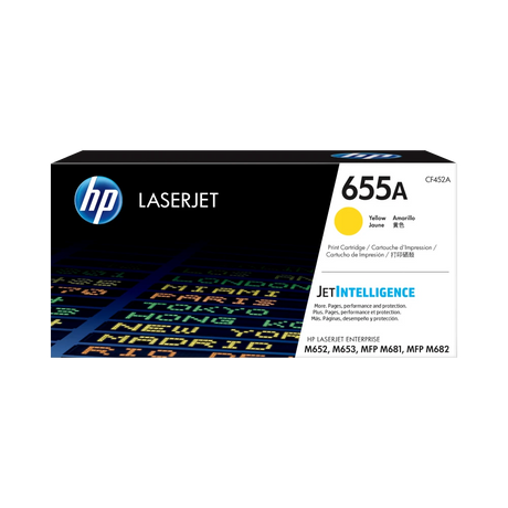 HP 655A Yellow LaserJet Toner Cartridge — Being Shipped