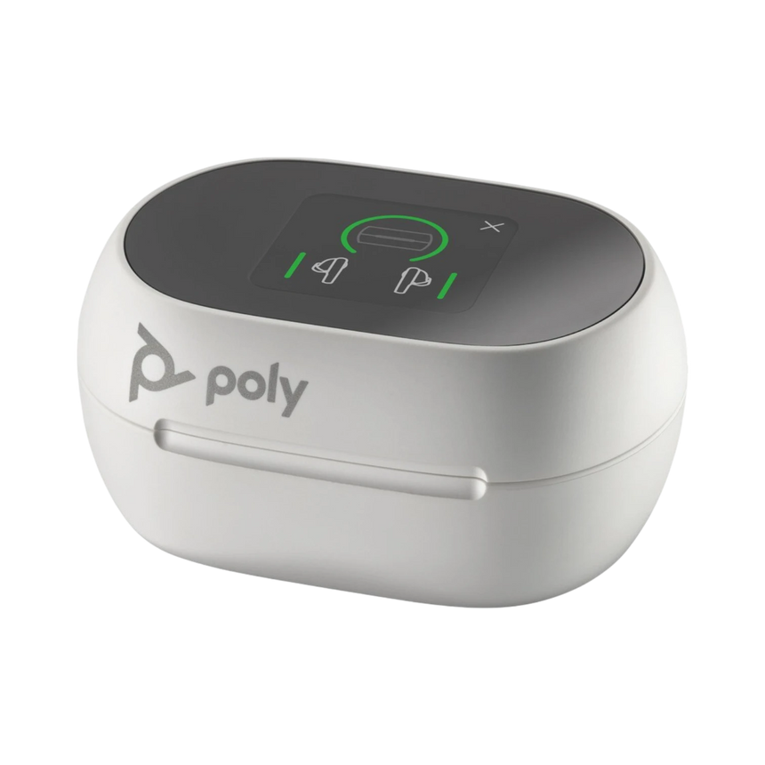 Poly Voyager Free 60+ UC Earbuds (White Sand) — Being Shipped