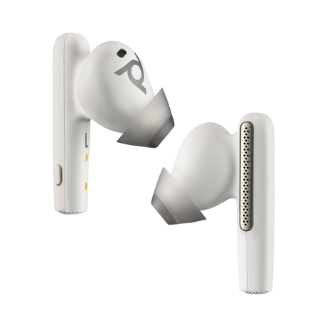 Poly Voyager Free 60+ UC Earbuds (White Sand) — Being Shipped