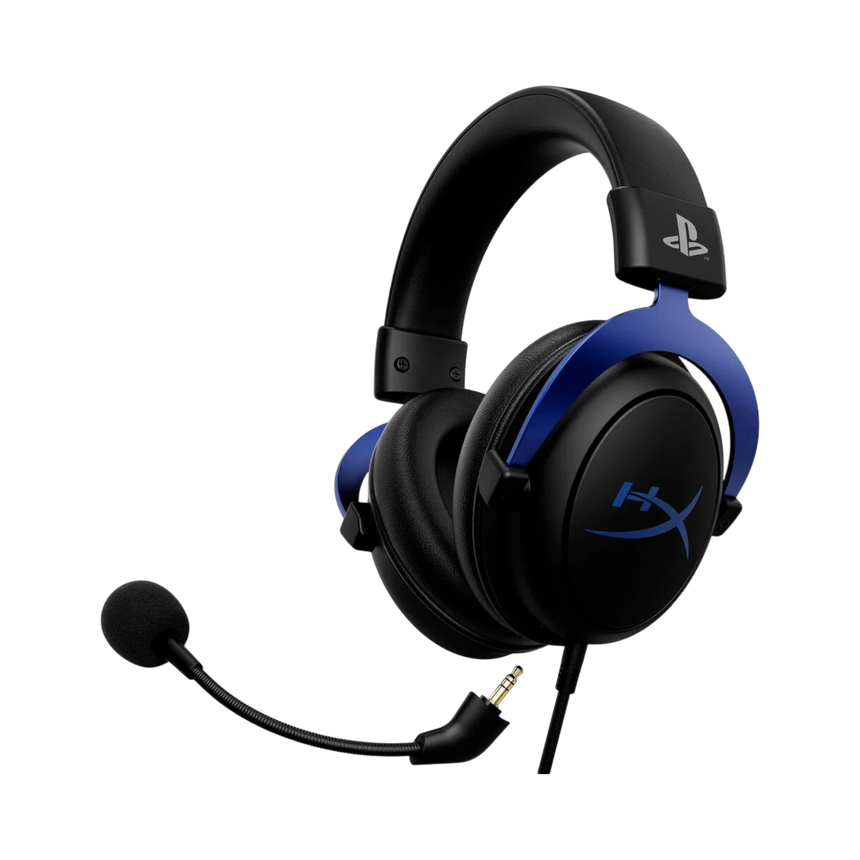 HyperX Cloud Stereo Gaming Headset for PlayStation 4 & 5 (Black/Blue) — Being Shipped