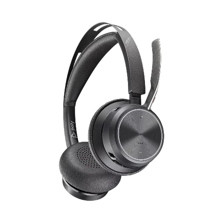 Poly Voyager Focus 2 UC Stereo Bluetooth Headset — Being Shipped