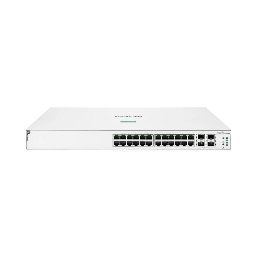 HPE Networking Instant On 1930 24-Port PoE+ Compliant Managed Network Switch with SFP+ (370W) — Being Shipped