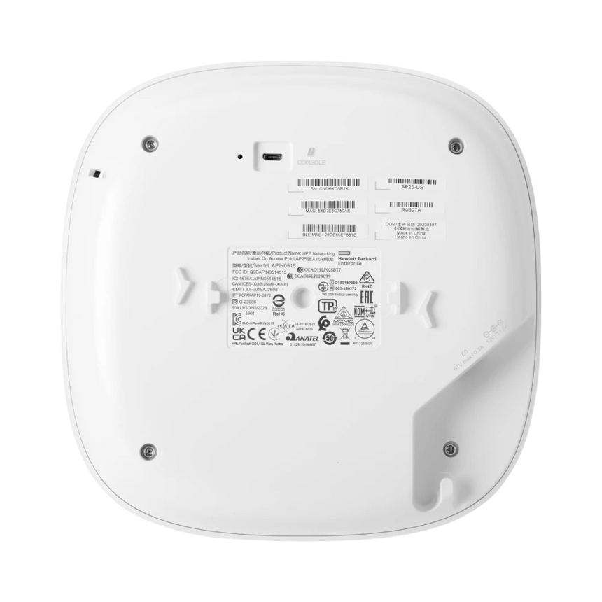 HPE Instant On AP25 Dual-Band Access Point — Being Shipped
