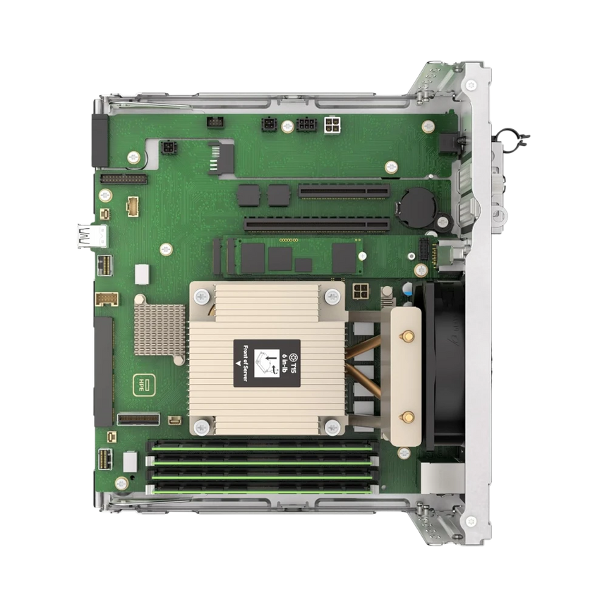 HPE ProLiant MicroServer Gen11 G7400 2c 16GB-U 4LFF-NHP 1TB HDD 180W Ext PS NA Cmp Module Server — Being Shipped