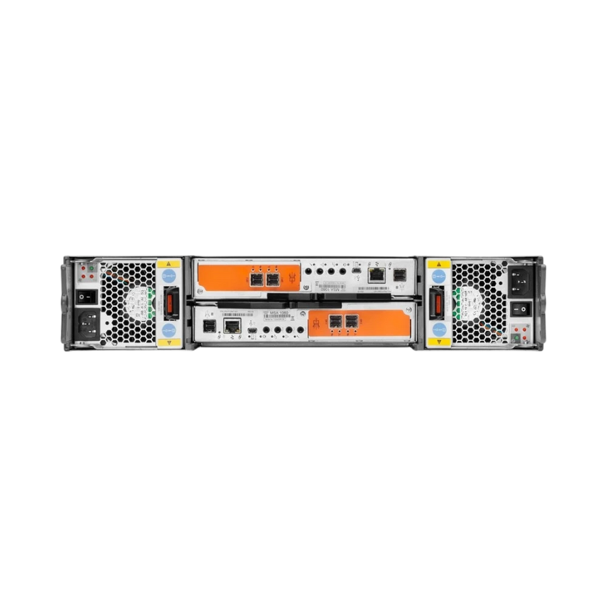 HPE MSA 1060 10GBASE-T iSCSI SFF Storage HPE MSA 1060 Small Form Factor chassis with (2) 2-port 10GBaseT iSCSI Controllers — Being Shipped