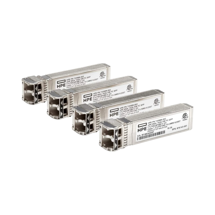 HPE MSA 16Gb Short Wave Fibre Channel SFP+ 4-pack Transceiver — Being Shipped