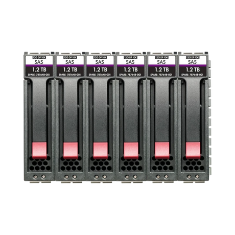 HPE MSA 10.8TB SFF 2.5" SAS 12G 10K M2 Enterprise HDD Bundle (6 Pack) — Being Shipped