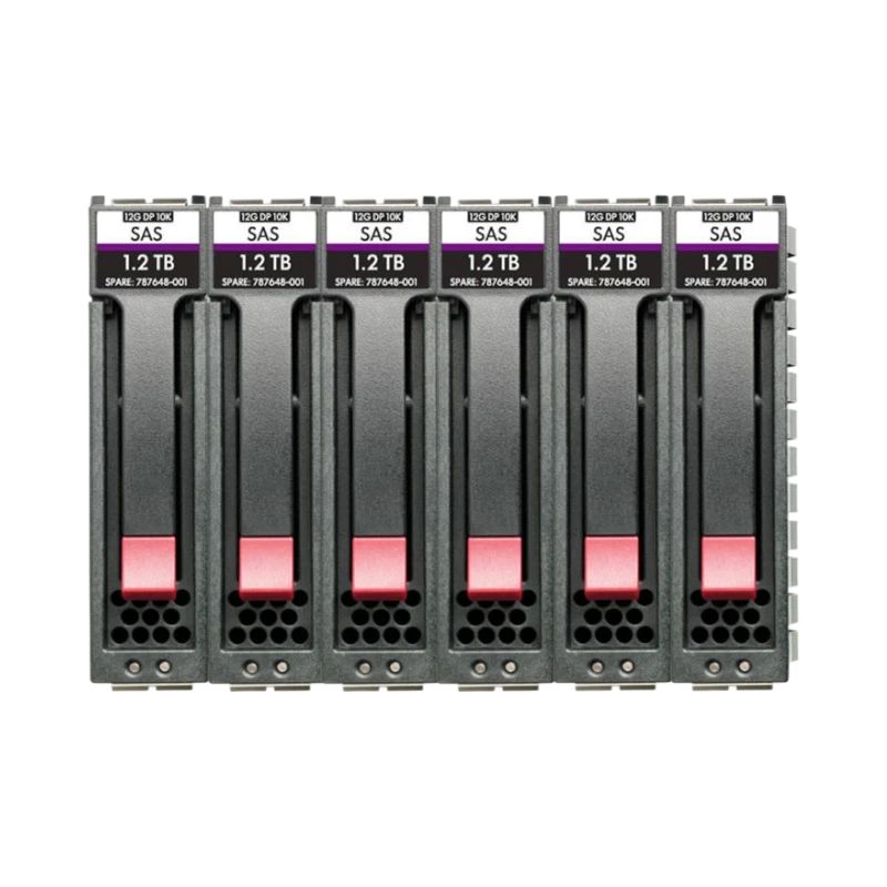 HPE MSA 10.8TB SFF 2.5" SAS 12G 10K M2 Enterprise HDD Bundle (6 Pack) — Being Shipped