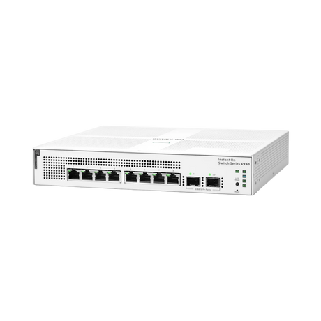 HPE Instant On 1930 8-Port Gigabit PoE+ Compliant Managed Switch with SFP — Being Shipped