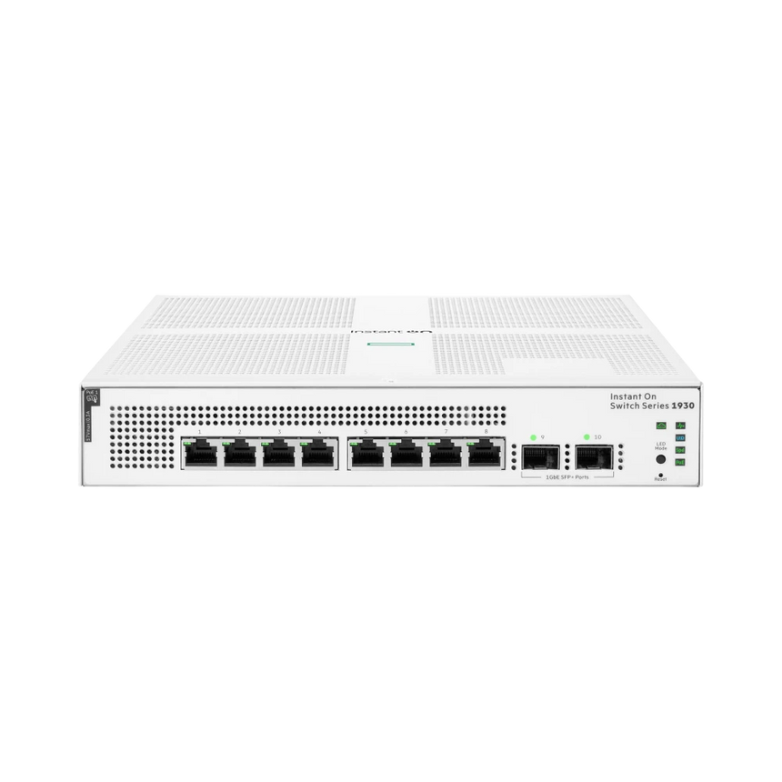 HPE Instant On 1930 8-Port Gigabit PoE+ Compliant Managed Switch with SFP — Being Shipped