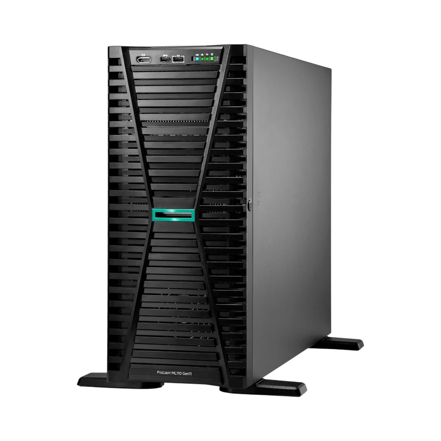 HPE ProLiant ML110 Gen11 3508U 2.1GHz 8c 1P 1x32GB-R 4LFF MR408i-o 2x2TB HDD 2x500W PS NA Server — Being Shipped