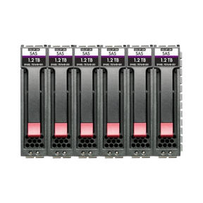HPE MSA 7.2TB SFF 2.5" SAS 12G 10K M2 Enterprise HDD Bundle (6 Pack) — Being Shipped