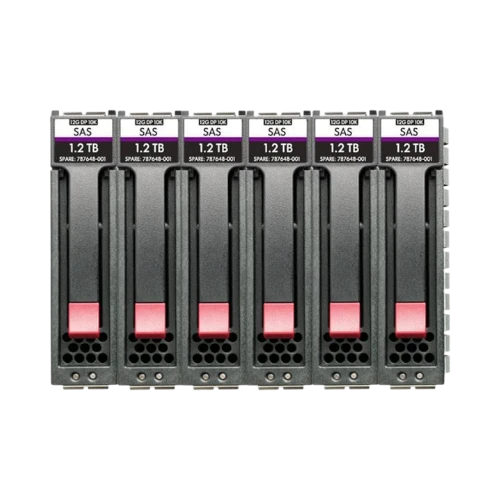 HPE MSA 7.2TB SFF 2.5" SAS 12G 10K M2 Enterprise HDD Bundle (6 Pack) — Being Shipped