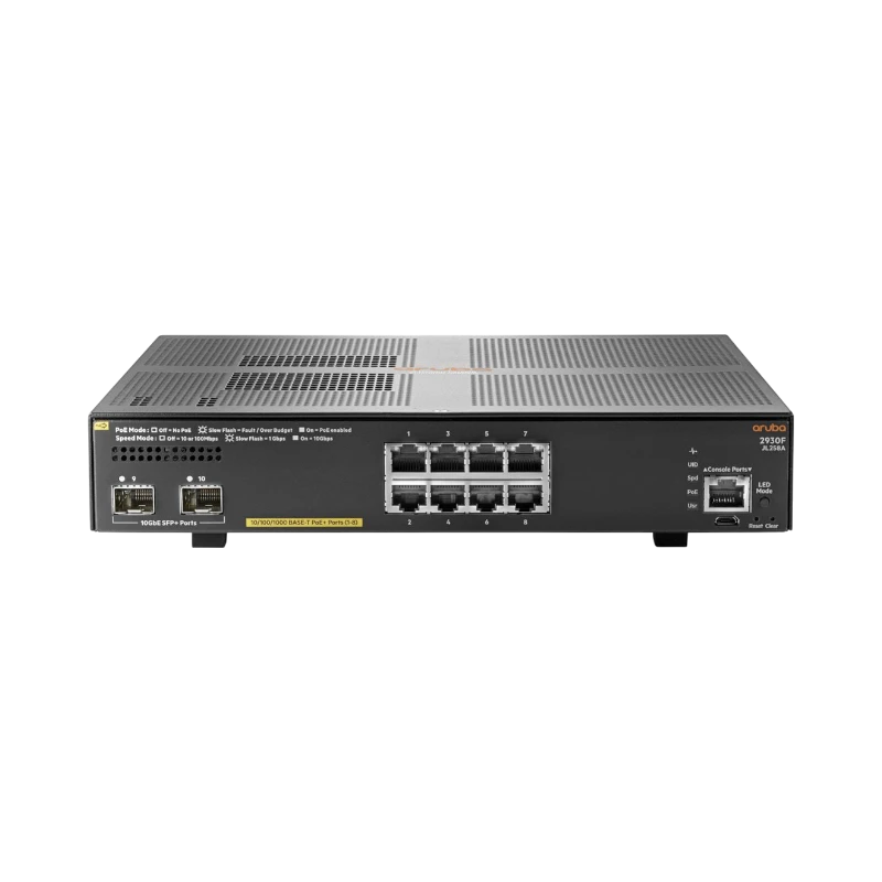 HPE 2930F 8G PoE+ 2SFP+ Switch — Being Shipped