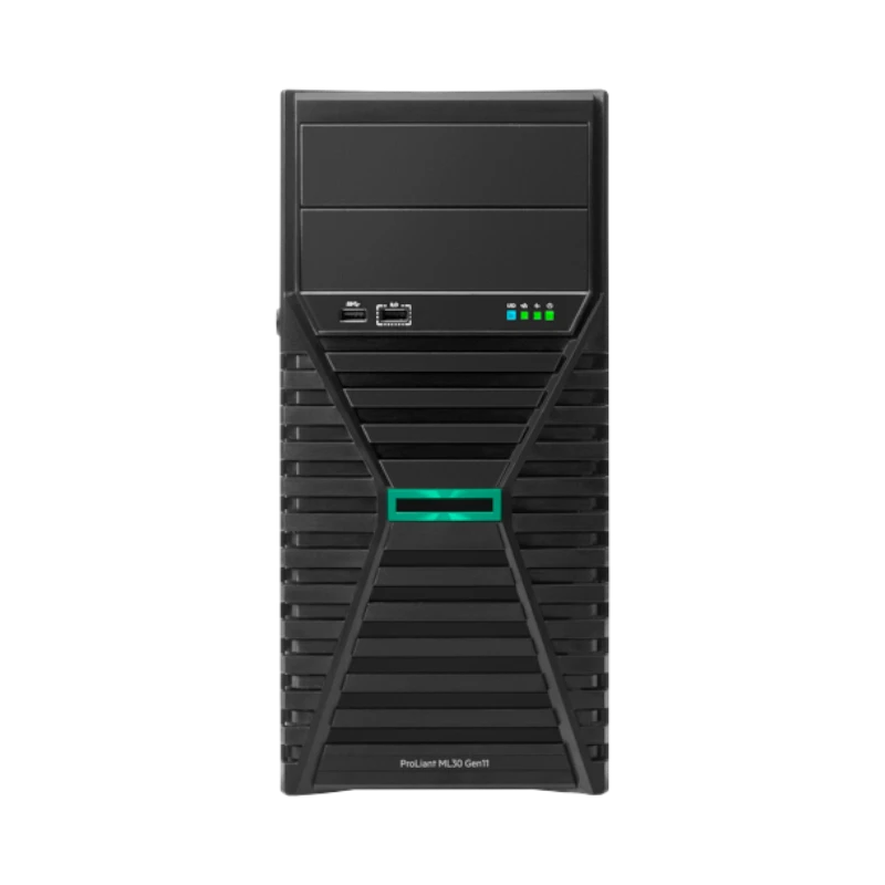 HPE ProLiant ML30 Gen11 E-2434 3.4GHz 4c 1P 1x32GB-U 4LFF MR216i-p 2x2TB HDD 1x500W PS NA Server — Being Shipped