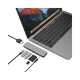 Hyper HyperDrive Solo 2-Port USB 3.1 Gen 1 Type-A Hub with HDMI, USB Type-C, microSD, SD, & 3.5mm Audio (Gray) — Being Shipped