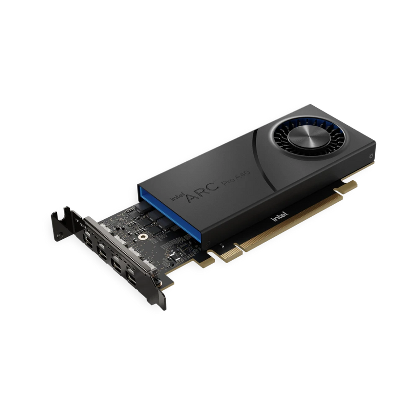 Intel Arc Pro A40 PCIe 4.0 x16 Half-Height 6GB GDDR6 Graphics Card — Being Shipped