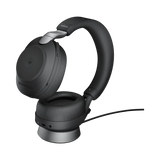 Jabra Evolve2 85 Noise-Canceling Wireless Over-Ear Headset with Stand (Microsoft Teams, USB Type-C, Black) — Being Shipped
